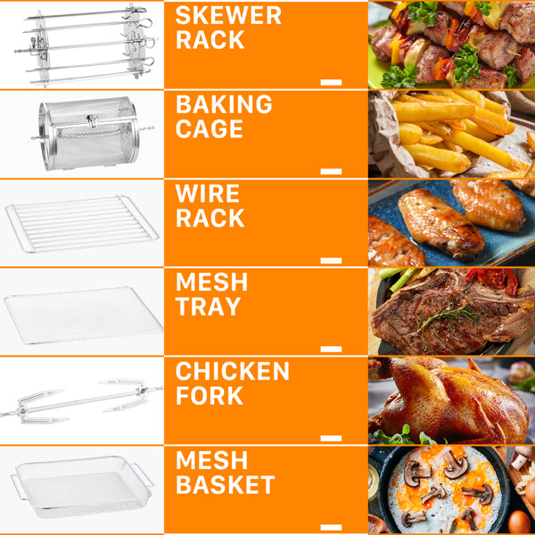 Mini Airfryer Oven met Convectie — Compacte 4-Persoons Heteluchtfriteuse