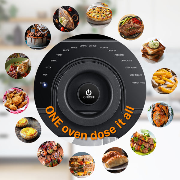 Mini Airfryer Oven met Convectie — Compacte 4-Persoons Heteluchtfriteuse